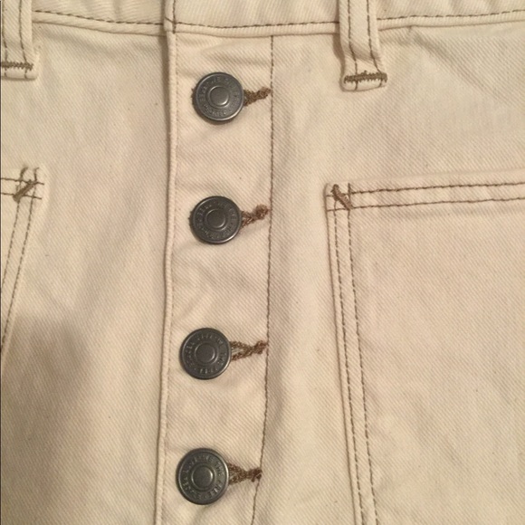 NWT sz 31&30 Free People Bridgette shorts, ecru - Picture 4 of 7